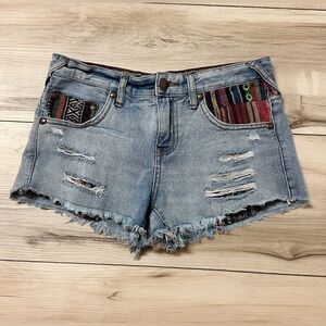 Free People Distressed Shorts